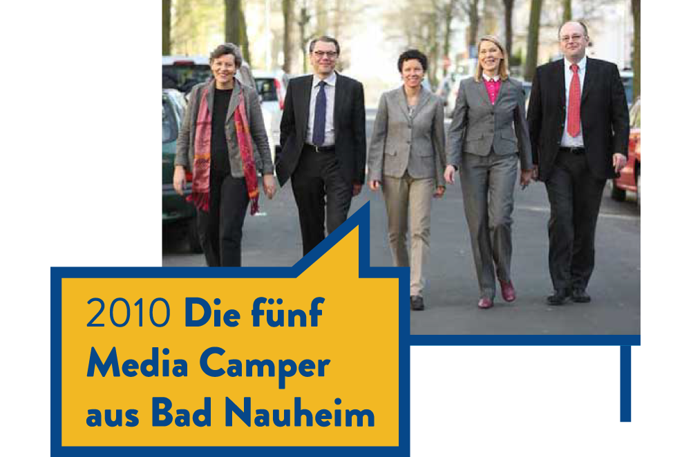 Die fünf Media Camper aus Bad Nauheim